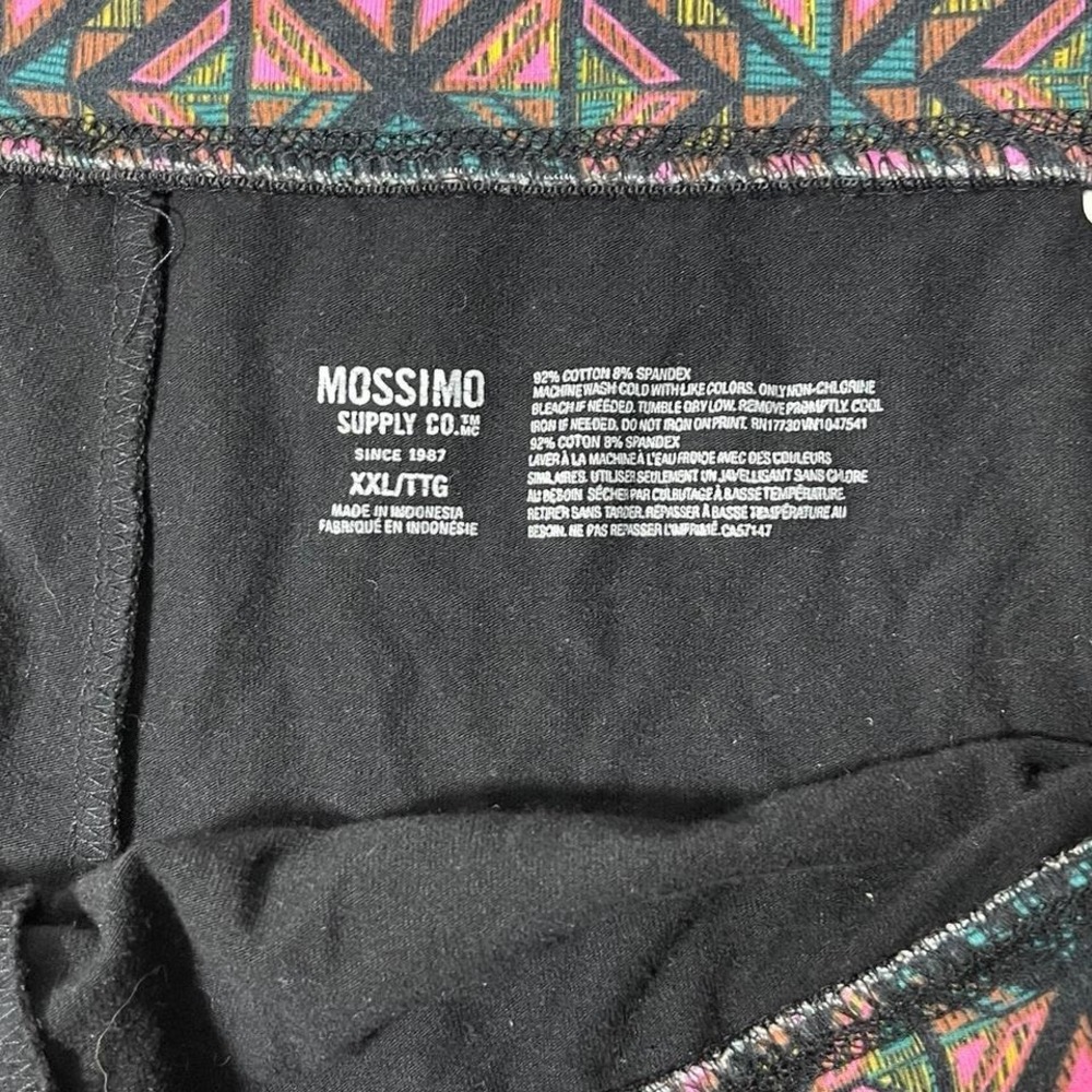 Mossimo black + pink foldover shorts - Picture 3 of 7